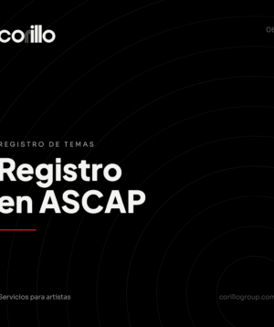 Registro en ASCAP · CORILLO
